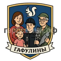 Герб семьи Гафулины