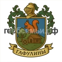 Герб семьи Гафулины