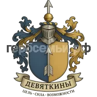 Герб семьи Девяткины