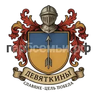 Герб семьи Девяткины