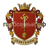 Герб семьи Девяткины