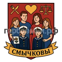 Герб семьи Смычковы