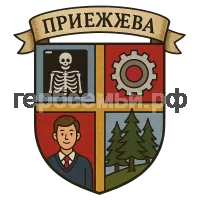 Герб семьи Приезжева