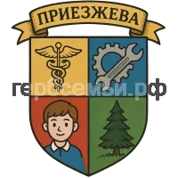 Герб семьи Приезжева