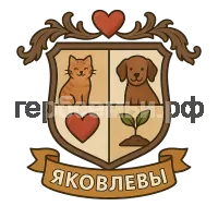 Герб семьи Яковлевы