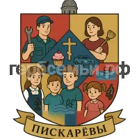 Герб семьи Пискаревы