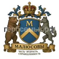 Герб семьи Малюсов