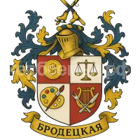 Герб семьи Бродецкая