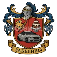 Герб семьи Забелины