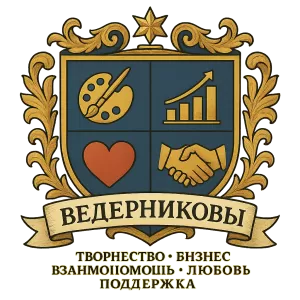Герб семьи Ведерников