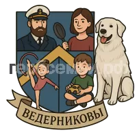 Герб семьи Ведерников