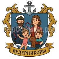 Герб семьи Ведерников