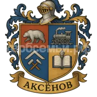 Герб семьи Аксенов