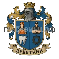 Герб семьи Девяткин