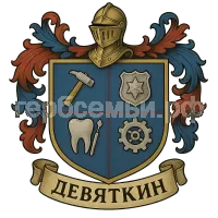 Герб семьи Девяткин