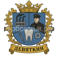 Герб семьи Девяткин