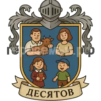 Герб семьи Десятов