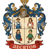 Герб семьи Десятов