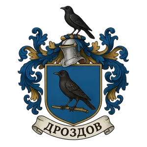 Герб семьи Дроздов