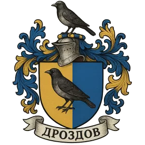 Герб семьи Дроздов