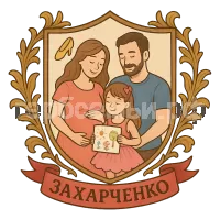 Герб семьи Захарченко