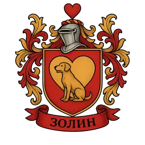 Гербы семьи Золин