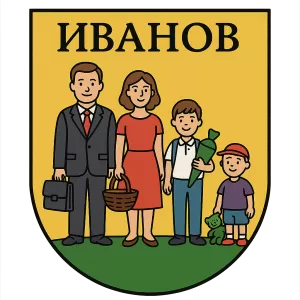 Герб семьи Иванов