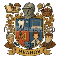 Герб семьи Иванов