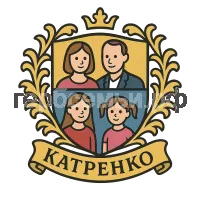 Герб семьи Катренко