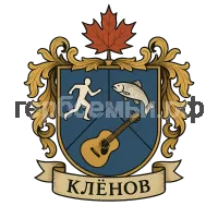 Герб семьи Кленов