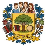Герб семьи Костенко