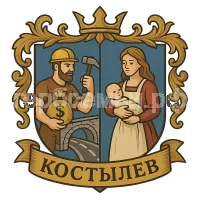 Герб семьи Костылев