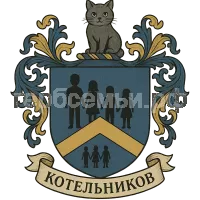 Герб семьи Котельников