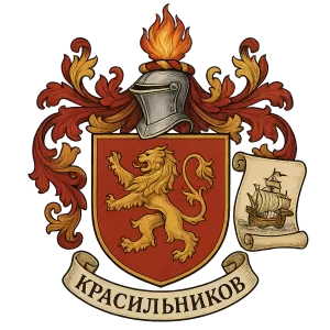 Герб семьи Красильников