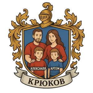 Герб семьи Крюков