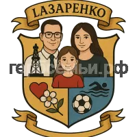 Герб семьи Лазаренко
