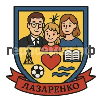 Герб семьи Лазаренко