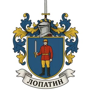 Герб семьи Лопатин