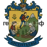 Герб семьи Арсентьев