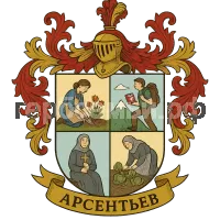 Герб семьи Арсентьев