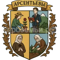 Герб семьи Арсентьев