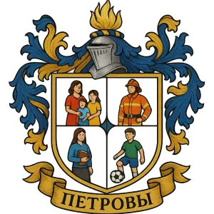 Герб семьи Петров