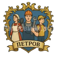 Герб семьи Петров