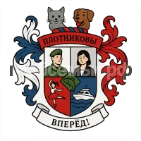 Герб семьи Плотников