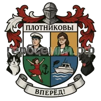 Герб семьи Плотников