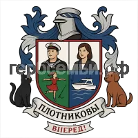 Герб семьи Плотников