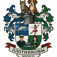 Герб семьи Плотников