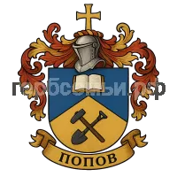 Герб семьи Попов