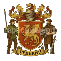 Герб семьи Редькин